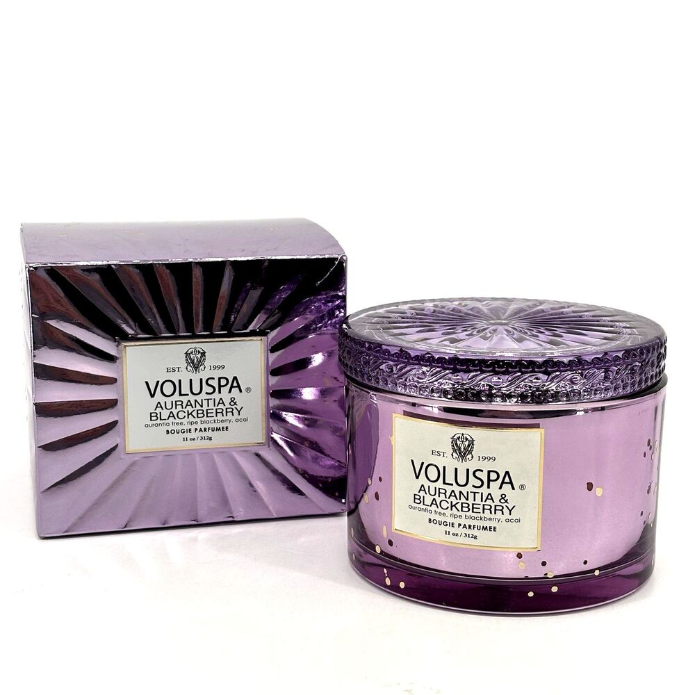 Voluspa Aurantia & Blackberry Corta Maison 2-Wick Candle 11 oz /312g NIB